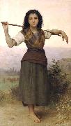 William-Adolphe Bouguereau Pastourelle oil painting